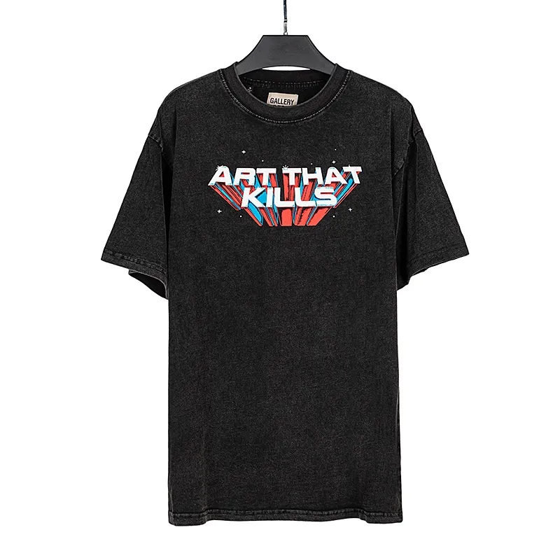 GALLERY. DEPT new short-sleeved T-shirt Style number: D2282P110 Color: Black Size: S M L XL